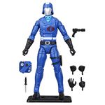 G.I. Joe Classified Series Retro Cardback Cobra Commander, Collectible 6 Inch Action Figure with 8 Accessories