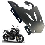 Ozango Bike Rear Carrier Backrack Stand comfortable Heavy Backrest Black Compatible with Bajaj Pulsar NS 200