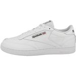 Reebok Men's Club C 85 Sneaker, Ftwwht Ftwwht Cblack, 8.5 UK