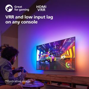 Philips 50" Ambilight 4K LED Smart TV – Titan OS, Dolby Atmos, Alexa