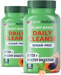 Yuve Natural Papaya Digestive Enzymes - Sugar-Free Chewable Candies - Promotes Better Digestion - Constipation & Bloating Aid, Detox, Leaky Gut Repair & Gas Relief - Vegan, Non-GMO (2 Pack of 90ct)