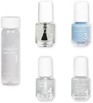 Dazzle Dry Mini Kit 4 Step System - Lotion, Please!, a light powder blue with gray undertones. Full coverage cream. (5 Piece Kit / 5 Manicures)