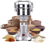 Goldtouch 150g Grain Mill Grinder 1500W Electric Stainless Steel Grain Grinder High-Speed Pulverizer Powder Machine for Dry Wheat, Oats, Corn, Pepper and Coffee Beans (150g Stand Type)