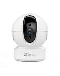 EZVIZ C6CN 2K+ Indoor Pan/Tilt Wi-Fi Security Camera, Smart Tracking, Two-Way Talk with Google Assistant and Amazon Alexa Compatibility