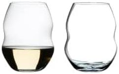 Riedel Swirl Wine Glass, 2 Count (Pack of 1), Clear