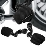VASTMT 1.25" Short Angled Adjustable Motorcycle Mini Board Kit Floorboard Mount Kit Fits for Harley Sportster Dyna Touring Road King Street Glide Road Glide Electra Glide