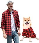 Harbyel Dog Shirts Plaid Dog Shirt 