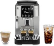 De'Longhi Magnifica Start Automatic Espresso & Coffee Machine with Manual Milk Frother for Latte, Cappuccino, Built-in Grinder, Silver, ECAM22022SB