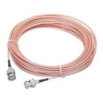 MECCANIXITY 1Pcs 49FT/15m RG316 Coaxial Cables BNC Male to BNC Male Low Loss RF Coaxial Cable for Wireless Network 2G 3G 4G Antenna Router Coax Mobile to Base Antenna Orange