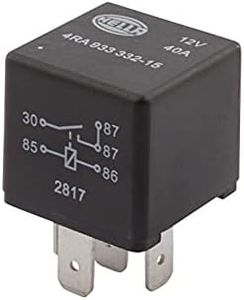 HELLA - Relay, working current - 12V - 5-pole - NO - 4RA 933 332-151