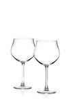 RCR Cristalleria Italiana RCR Da Vinci Red Wine Stemware. Set of Two Crystal Italian Wine Glasses