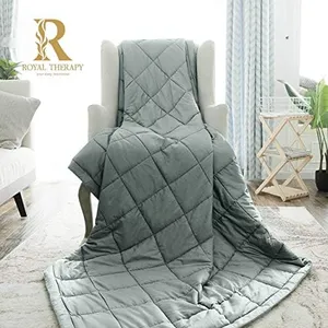Royal Therapy Weighted Blanket with Glass Beads
