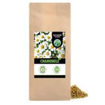 Chamomile Loose Tea Made with Whole Flowers (250g, 8.8oz), Chamomile Infusion, Chamomile Tea, Chamomile Flowers, Gently Dried, 100% Pure and Natural