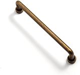 Goo-Ki 12 Pack 5'' Center to Center Antique Brass Cabinet Bar Pulls Vintage Drawer Handles Closet Classic Retro Home Kitchen Improvement Hardware