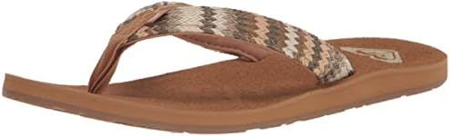 Roxy Women's Porto Sandal Flip Flop, Fall Leaf Multi, 7 US