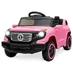 Best Choice Products Kids 6V Ride On Truck w/Parent Remote Control, 3 Speeds, LED Lights, Pink