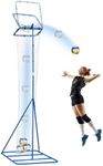 Winthai Volleyball Setter Trainer Net with 3 Angle Adjustment, 8.53 ft to 9.84 ft Adjustable Height for Professional, Beginner Serving, Passing Setting Training Practice Equipment Indoor and Outdoor