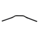 EVGATSAUTO Motorcycle Handlebar, Universal 7/8" 22mm Motorcycle Tracker Handlebar Drag Bar, High-Rise Tracker Handle Bars Steel (Black)