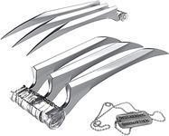 Anti-Crack Wolverine Claws, Upgraded Assemblable Claw for Adult, Retractable ABS Plastic 1:1 Real Claws & Dog Tag