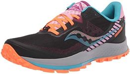 Saucony Women's Peregrine 11 Trail Running Shoe, Future Black, 9 US