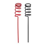 VGEBY 2Pcs Spiral Fishing Rod Holder, Metal Spiral Fishing Pole Ground Support Stand Fishing Tackles, VGEBYqd0gfu4n6i