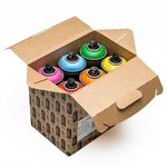 Graff-City Montana Black - Basic Colours Box Set (6) Spray Paint Bundle - 6 x 400ml Cans