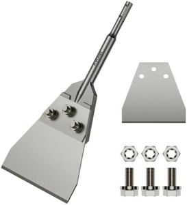 SDS Plus Floor Scraper, 5" x 11" Tile Removal Tool for Rotary Hammer Drill