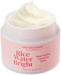 The Face Shop Rice Water Bright Cleansing Balm, 4-in-1 Makeup Remover, for Dry & Sensitive Skin, Made with Korean Rice & Lavendar Oil, Korean Skincare, 100ml / 3.3 fl. oz.