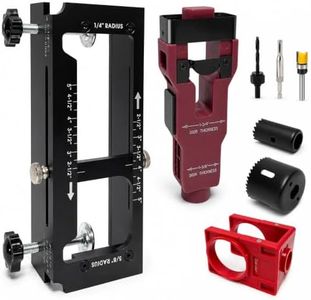 Door Hinge Jig and Lock Installation Kit