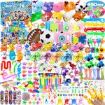 DIYDEC 450pcs Party Bag Fillers, Bulk Small Assortment Unisex Prize Box Toys Classroom Rewards Goodie Loot Party Bag Fillers Toys for Boys Girls Birthday Party Favors