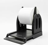 Thermal Label Holder for Rolls and Fan-Fold Labels Great for Desktop Thermal Printers Label Holder Black