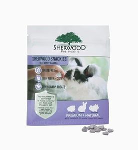 Sherwood Pet Health 1 Pack of Blueberry, Banana Treats for Rabbits, Guinea Pigs and Chinchillas. Low Sugar and Grain Free.