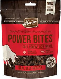 Merrick Power Bites Real Texas Beef Recipe Treats 6oz