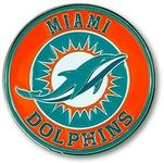Miami Dolphins NFL Metal 3D Team Em