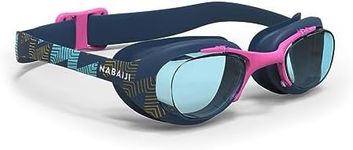 Decathlon Nabaiji Adults 100 Xbase Patterned Swimming Goggles EU L Indigo Blue