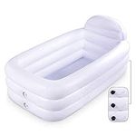 HIWENA Inflatable Portable Bathtub,
