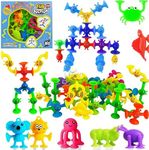 HRWTOYS 36 Pieces Suction Toys Sort