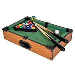 Srenta Mini Pool Table - Mini Tabletop Portable Billiards Game for Adults, Kids, and Toddlers - Single Set