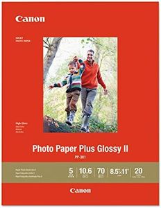 CanonInk 1432C003 Photo Paper Plus Glossy II 8.5" x 11" 20 Sheets