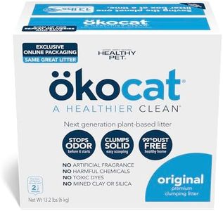 ökocat Natural Wood Cat Litter, 12-Pound, Clumping