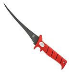 Bubba Blade 8 Inch Whiffie Extreme Flex Tapered Fillet Knife with Non-Slip Grip Handle