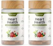 Snap Supplements Heart Health Supplements and Blood Circulation Supplements, 180 Capsules