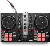 Hercules DJControl Inpulse 200 MK2 – USB DJ controller – 2 decks with 16 pads and built-in sound card – DJ software and tutorials included