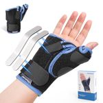 Velpeau Wrist Brace with Thumb Spica Splint for De Quervain's Tenosynovitis, Carpal Tunnel Pain, Stabilizer for Tendonitis, Arthritis, Sprains & Fracture Forearm Support Cast (Short, Right Hand-S)