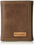 Columbia Men's RFID Trifold Wallet, Brown Casual, One Size