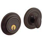 Baldwin 8231.112 Traditional Deadbolt 2-1/8-Inch Door Prep, Venetian Bronze