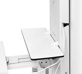 Ergotron StyleView Sit-Stand Vertical Lift, Patient Room - Wall mount for LCD display/keyboard/mouse/bar code scanner - white - screen size: 24"