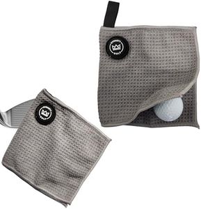 Golf Ball Towel - Small Magnetic Golf Towel - Small Golf Greens Towel - Golf Ball Cleaner Towel for Around The Greens - Golf Pocket Towel and Magnet Golf Hand Towel