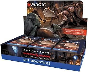 Magic: The Gathering Commander Legends: Battle for Baldur’s Gate Set Booster Box | 18 Packs (270 Magic Cards)