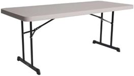 Lifetime 80126 Professional Folding Table, Putty, 6 ft